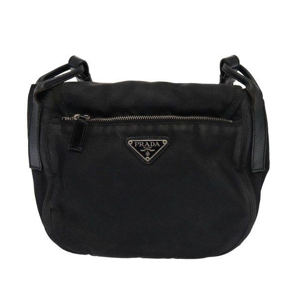 PRADA Shoulder Bag Nylon Black Auth bs16115 - Picture 13 of 16